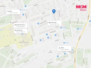 Pronájem bytu 2+kk, Praha - Horní Počernice, Komárovská, 59 m2