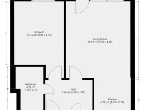 Pronájem bytu 2+kk, Praha - Hlubočepy, Kováříkova, 51 m2