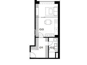 Prodej bytu 1+kk, Praha - Holešovice, Vinařská, 41 m2