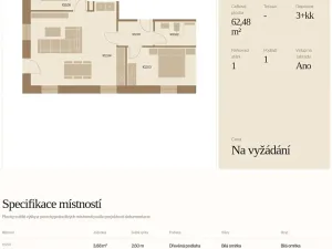 Prodej bytu 3+kk, Prášily, 62 m2