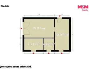 Prodej chalupy, Zahořany, 80 m2