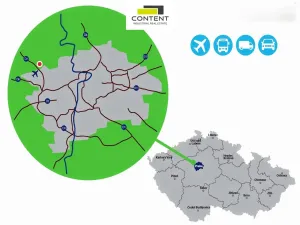 Pronájem skladu, Tuchoměřice, Podnikatelská, 4000 m2