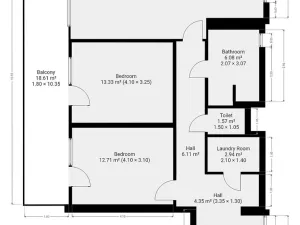 Pronájem bytu 3+kk, Praha - Jinonice, Kloudova, 89 m2