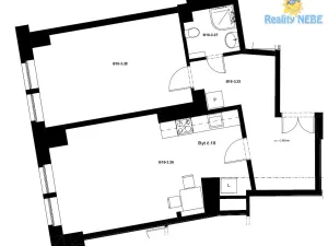 Pronájem bytu 2+kk, Praha - Žižkov, Baranova, 62 m2