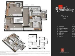 Prodej rodinného domu, Jesenice - Osnice, Kalinová, 339 m2