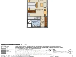Prodej bytu 1+kk, Praha, Bartůňkova, 36 m2