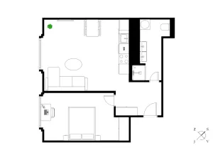 Prodej bytu 2+kk, Praha - Vršovice, Kodaňská, 48 m2