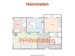Pronájem bytu 3+1, Ostrava - Hrabůvka, Plavecká, 67 m2
