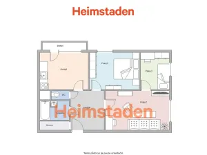 Pronájem bytu 3+1, Ostrava - Hrabůvka, Plavecká, 67 m2