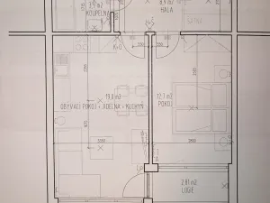 Pronájem bytu 2+kk, České Budějovice - České Budějovice 3, Staroměstská, 47 m2