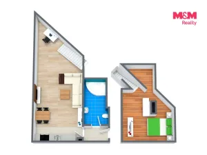 Prodej bytu 2+kk, Plzeň - Jižní Předměstí, Klatovská třída, 66 m2