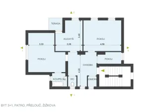 Prodej rodinného domu, Přelouč, Žižkova, 170 m2