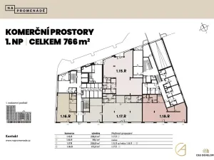 Prodej obchodního prostoru, Brno, 259 m2