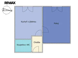 Pronájem bytu 1+1, Svitavy, Bratří Čapků, 36 m2