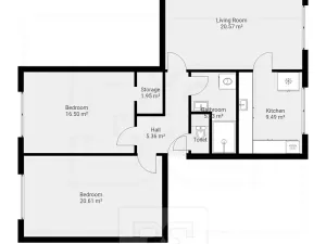Pronájem bytu 3+1, Mladá Boleslav, Jana Palacha, 80 m2