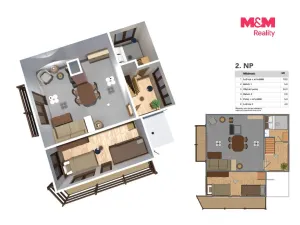 Prodej chaty, Kunžak, 65 m2