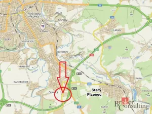 Prodej pozemku, Nýřany, Masarykovo náměstí, 23 m2