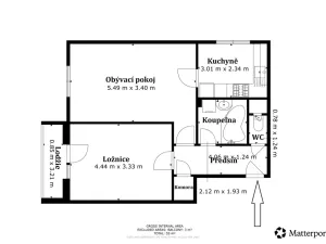 Prodej bytu 2+1, Příbram - Příbram VII, Jana Drdy, 52 m2