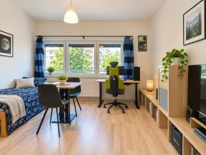 Pronájem bytu 1+kk, Praha - Kamýk, Zimova, 35 m2
