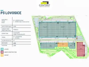 Pronájem výrobních prostor, Lovosice, 14562 m2