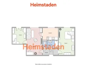 Pronájem bytu 3+1, Havířov - Město, Gustava Klimenta, 59 m2