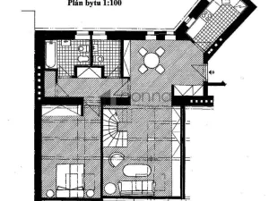 Pronájem bytu 3+1, Praha, Na Kozačce, 118 m2