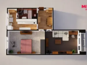 Prodej bytu 2+1, Ústí nad Labem - Neštěmice, Hluboká, 63 m2