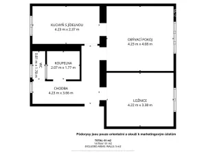 Pronájem bytu 2+1, Valašské Meziříčí, Nádražní, 56 m2