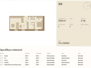 Prodej bytu 2+kk, Prášily, 47 m2