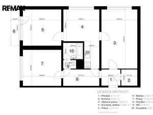 Prodej bytu 3+1, Praha - Michle, Bítovská, 73 m2