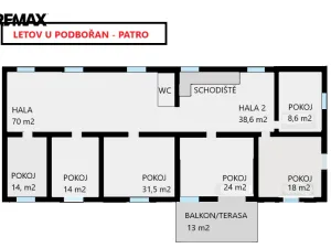 Prodej rodinného domu, Podbořany - Letov, 767 m2
