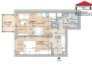 Pronájem bytu 2+kk, Vyškov - Vyškov-Předměstí, Hybešova, 45 m2