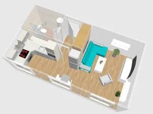 Pronájem bytu 1+kk, Brno, Tkalcovská, 30 m2