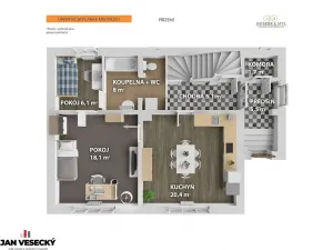 Prodej rodinného domu, Praha - Čakovice, Na bahnech, 149 m2