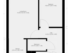 Pronájem bytu 2+kk, Praha - Horní Měcholupy, Nad přehradou, 43 m2