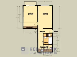 Pronájem bytu 2+1, České Budějovice - České Budějovice 2, J. Opletala, 60 m2