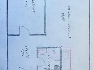 Pronájem bytu 2+kk, Praha - Krč, Na strži, 41 m2