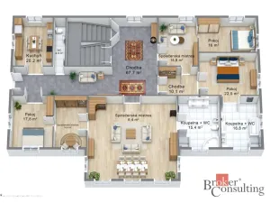Prodej historického objektu, Jesenice, Plzeňská, 430 m2