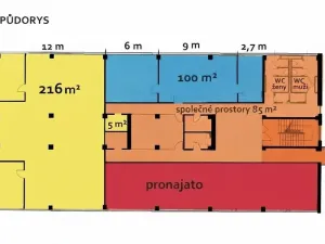 Pronájem kanceláře, Praha - Motol, Plzeňská, 321 m2