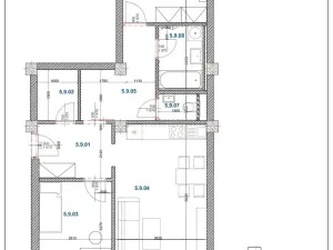 Pronájem bytu 3+kk, Ostrava, 30. dubna, 64 m2