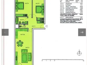 Pronájem bytu 3+kk, Praha - Stodůlky, Petržílkova, 83 m2
