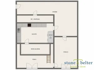 Prodej bytu 2+1, Praha - Smíchov, Lidická, 58 m2