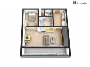 Prodej bytu 1+kk, Praha - Vokovice, Tobrucká, 39 m2
