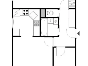 Pronájem bytu 3+kk, Praha - Lhotka, Sulická, 55 m2