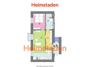 Pronájem bytu 2+kk, Ostrava - Poruba, Hlavní třída, 54 m2