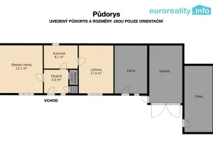 Prodej rodinného domu, Chocenice, 58 m2