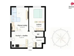 Prodej bytu 2+kk, Praha - Pitkovice, V Pitkovičkách, 42 m2