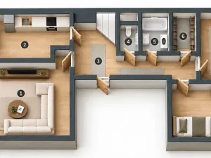Prodej bytu 3+1, Praha - Stodůlky, Přecechtělova, 72 m2
