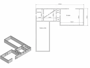 Prodej rodinného domu, Borovy, 500 m2