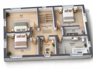 Prodej rodinného domu, Kladno, Václava Pázdrala, 143 m2